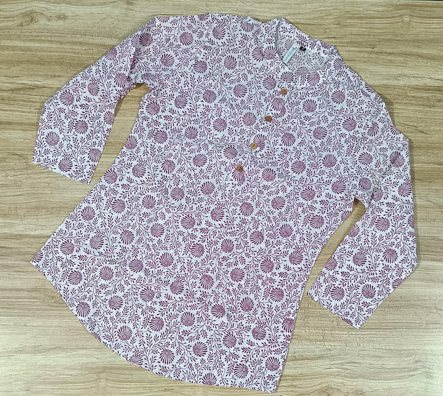 Women's Floral Printed Cotton Kurta