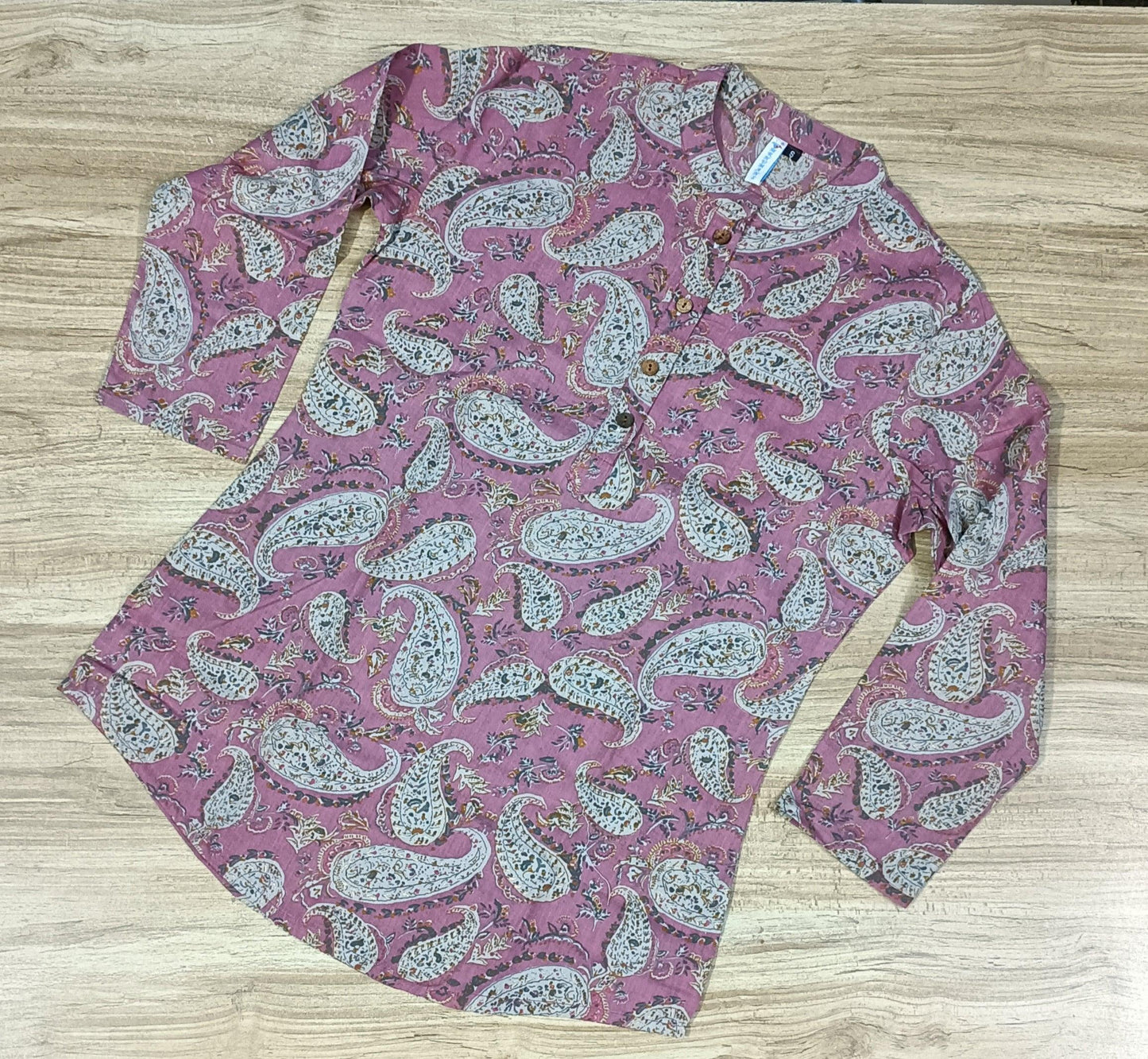 Women's Paisley Printed Cotton Kurta