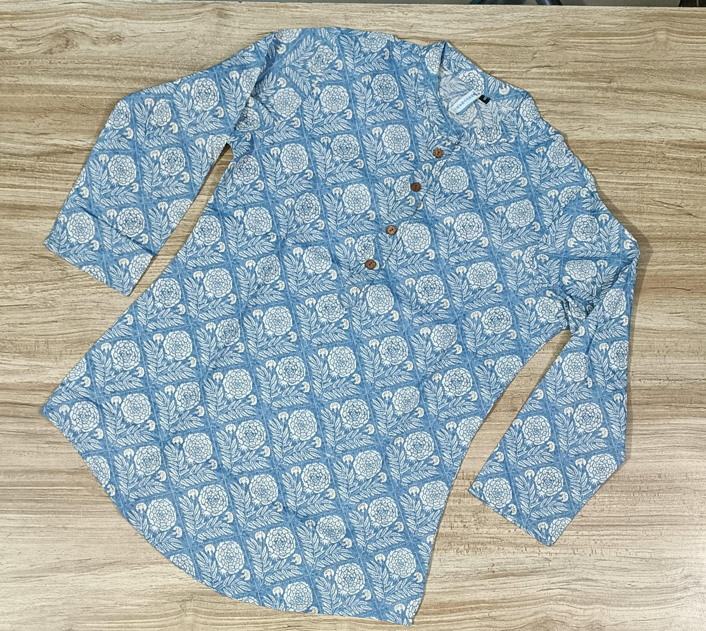 Women's Floral Printed Cotton Kurta