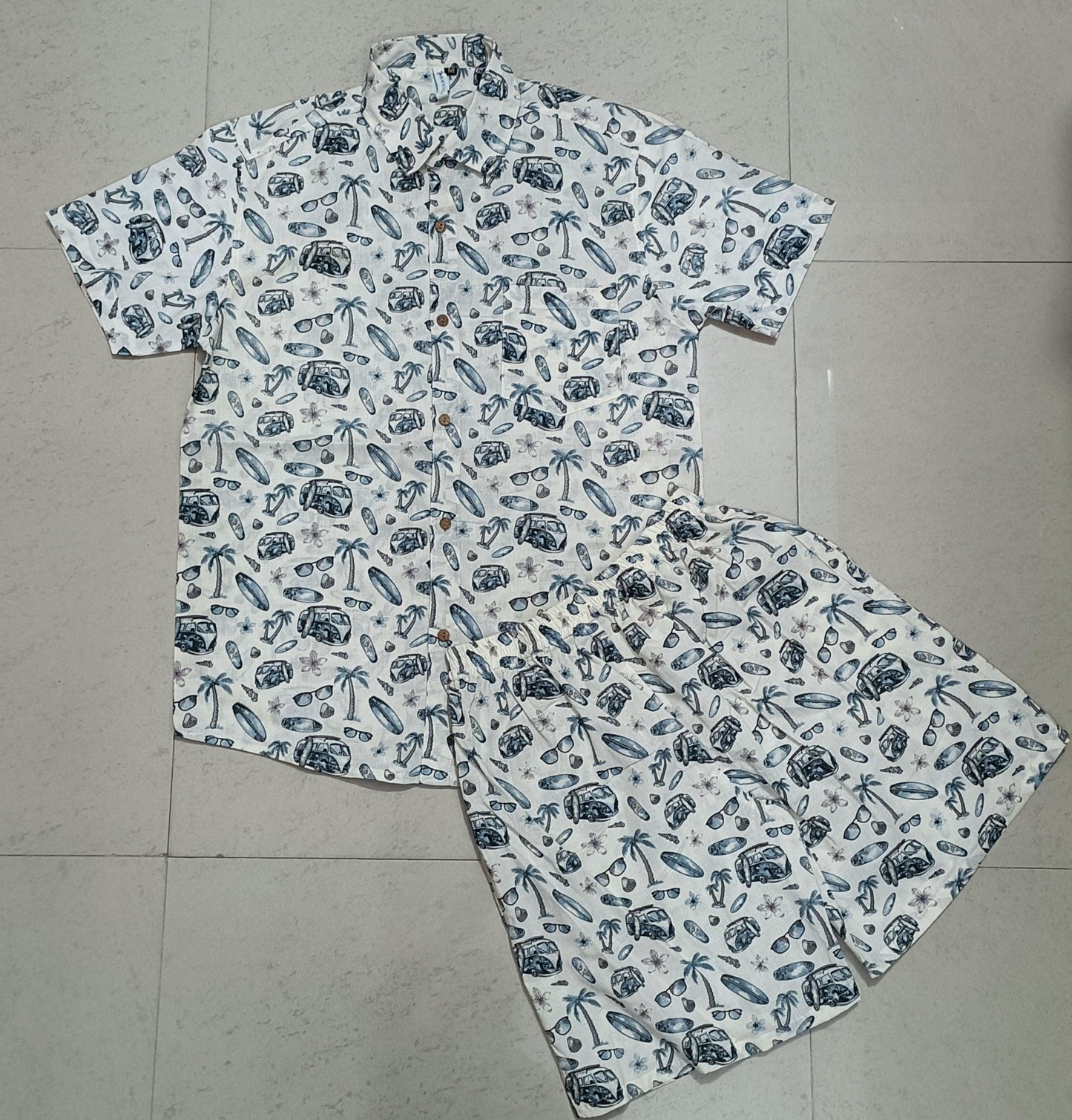 Men Multi Color Ethnic Print Co-ord Set