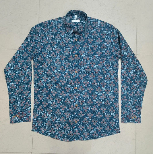Men's Multi Color Floral Printed Full-Sleeves Shirts