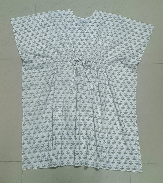 Women's Printed Kaftan Dress