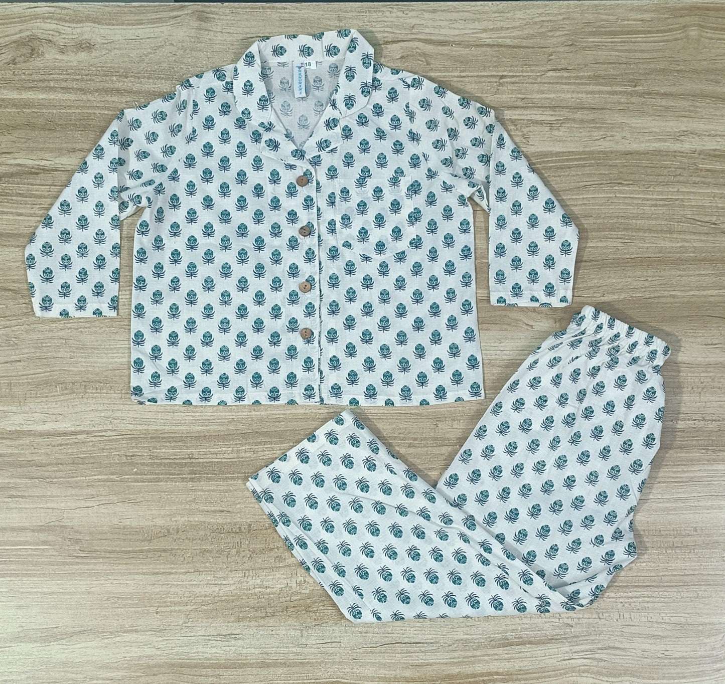 Boy's Buti Printed Night Suit Set