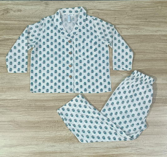 Boy's Buti Printed Night Suit Set