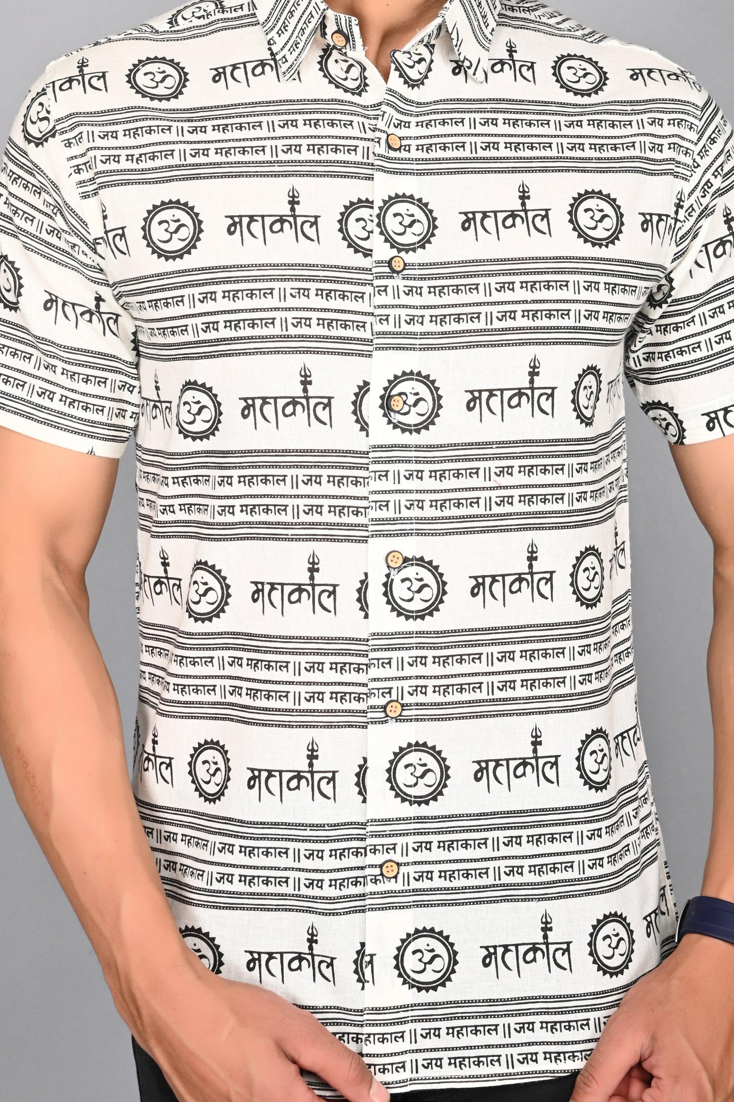 Men's Printed Half-Sleeves shirts