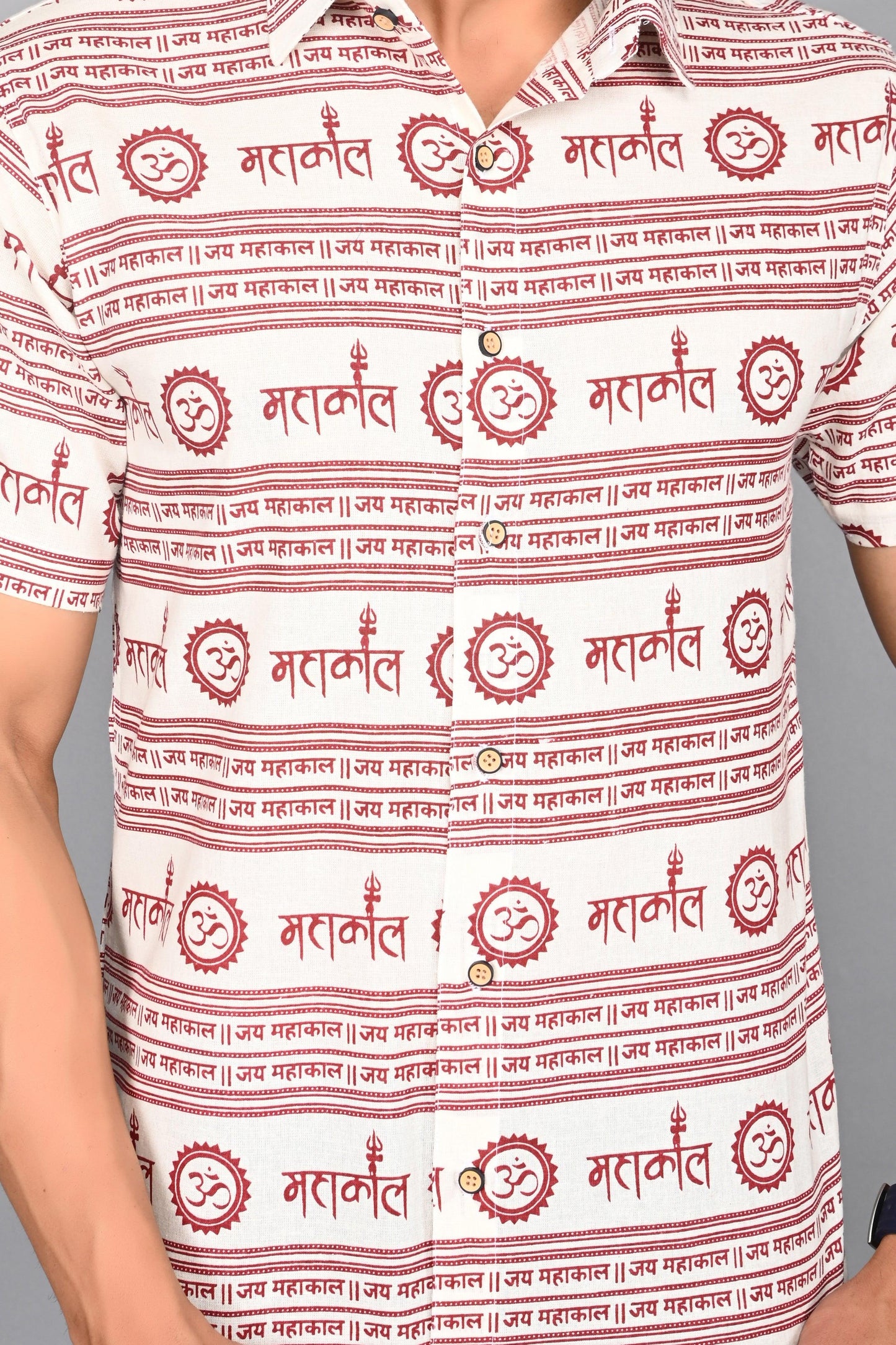 Men's Printed Half-Sleeves shirts