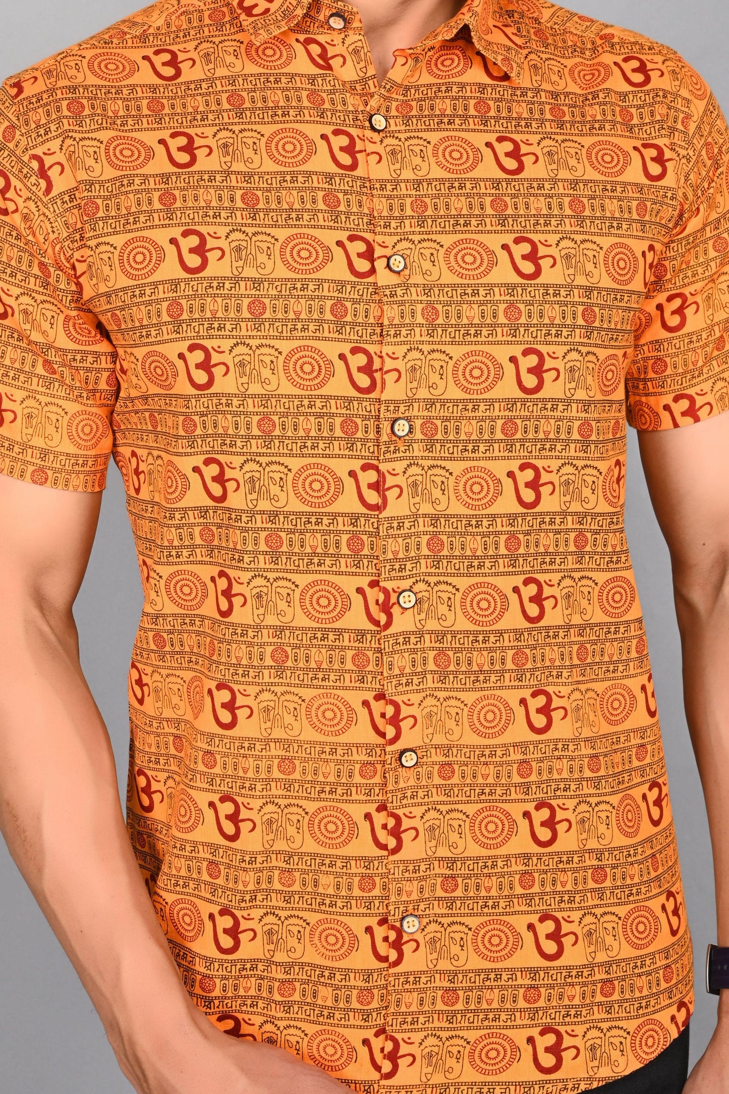 Men's Printed Half-Sleeves shirts