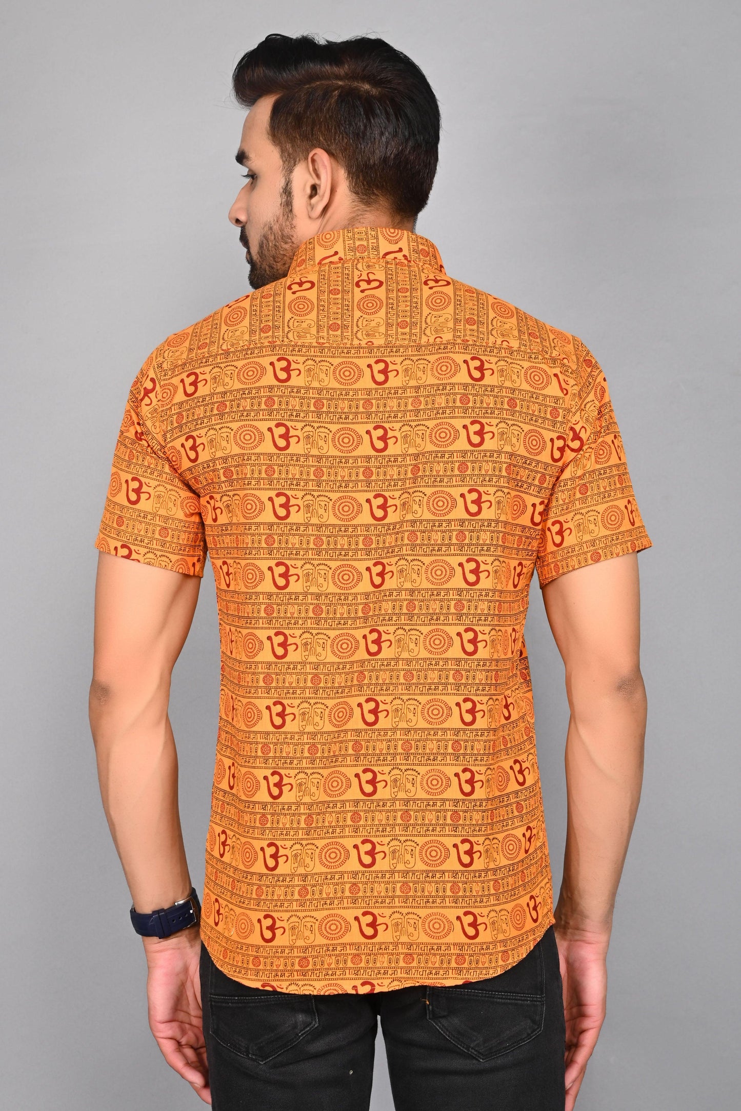 Men's Printed Half-Sleeves shirts