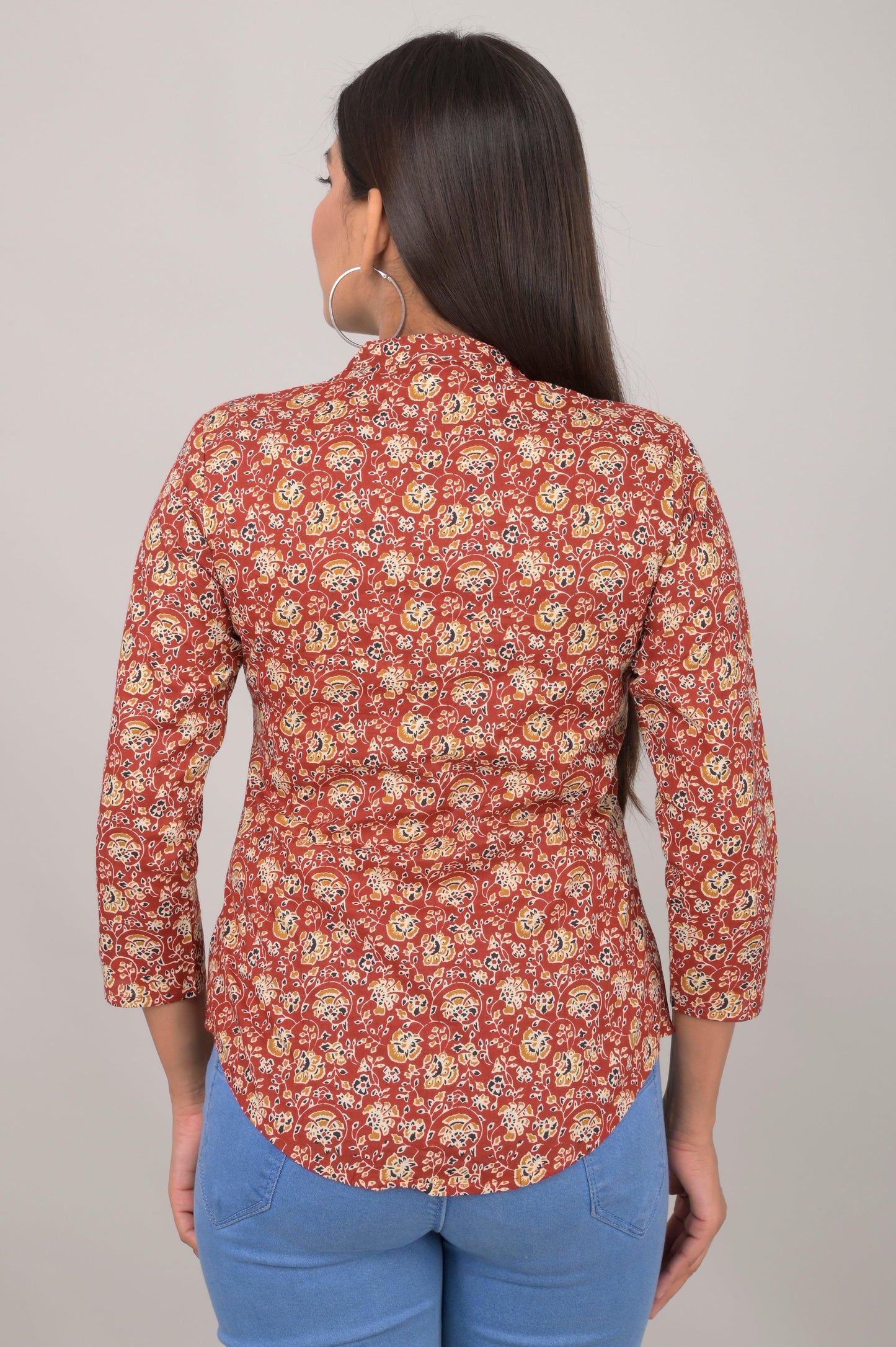 Women's Ethnic Printed Cotton Kurta