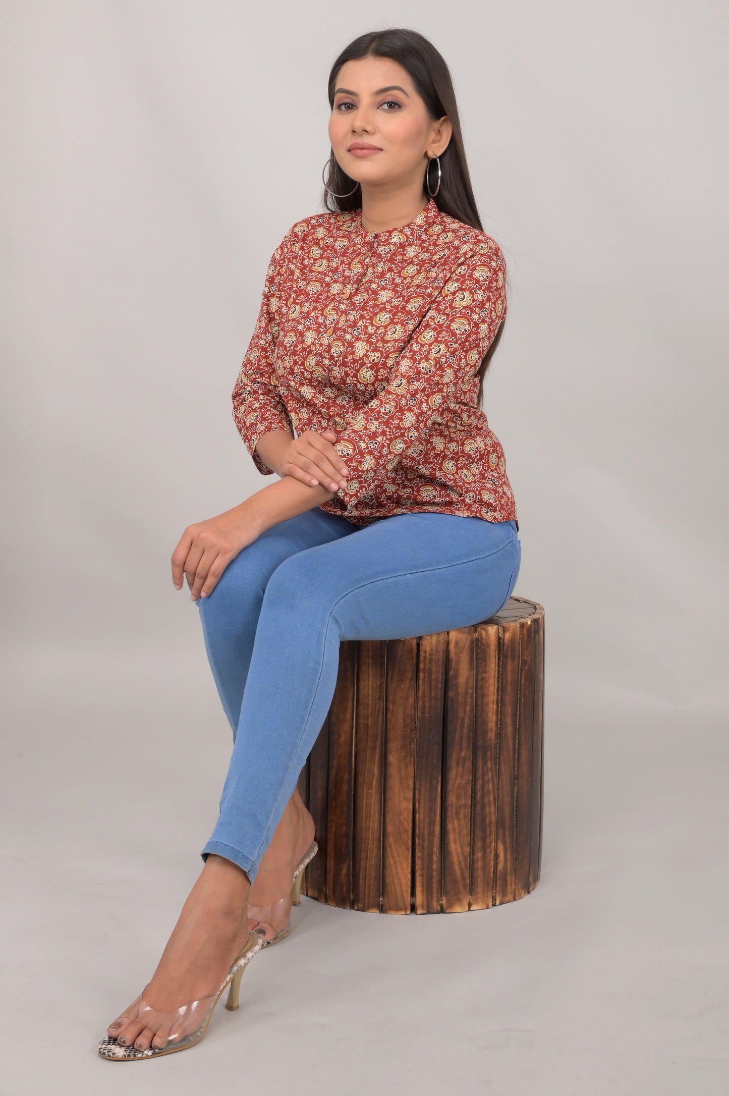 Women's Ethnic Printed Cotton Kurta