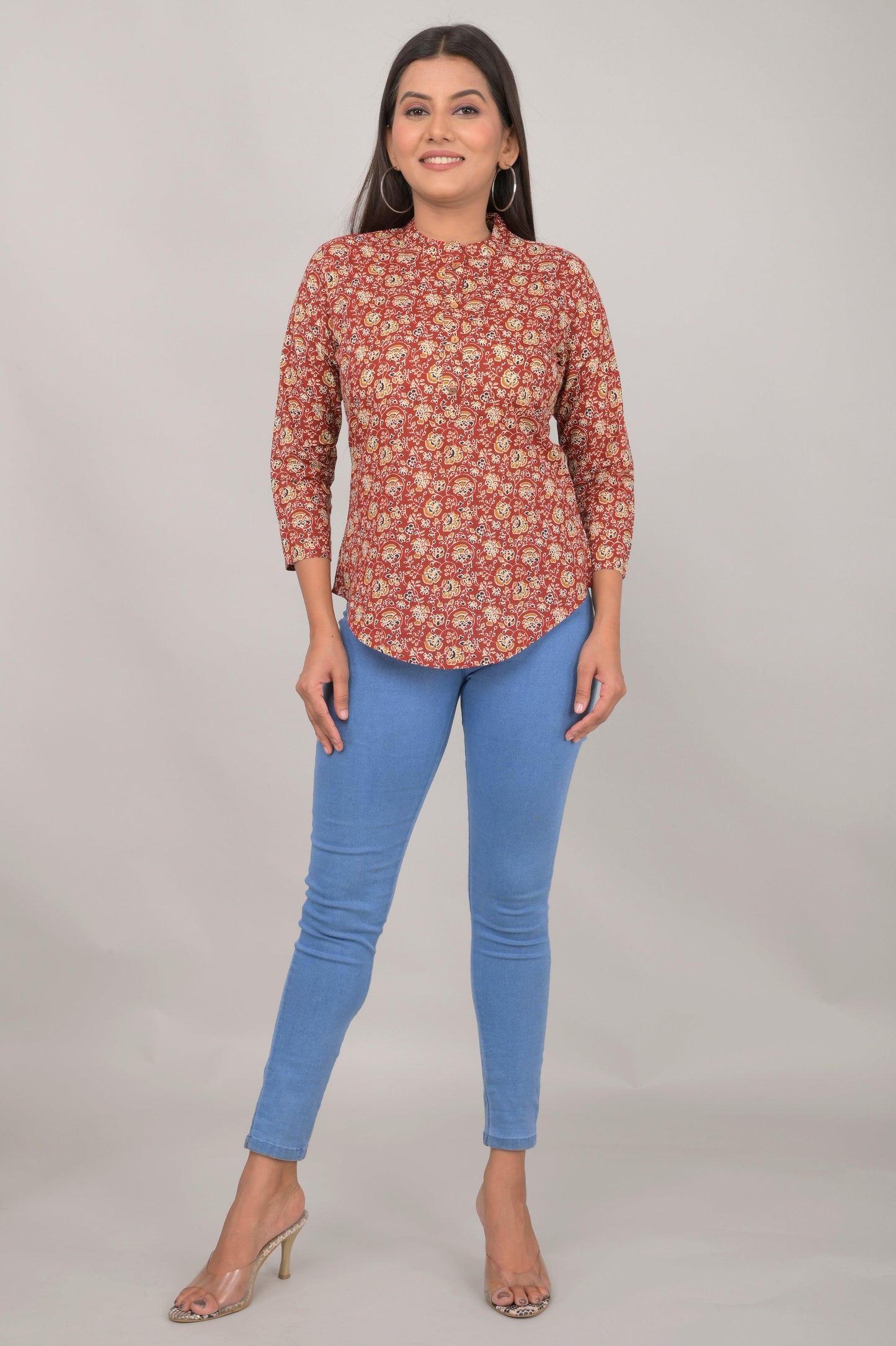 Women's Ethnic Printed Cotton Kurta