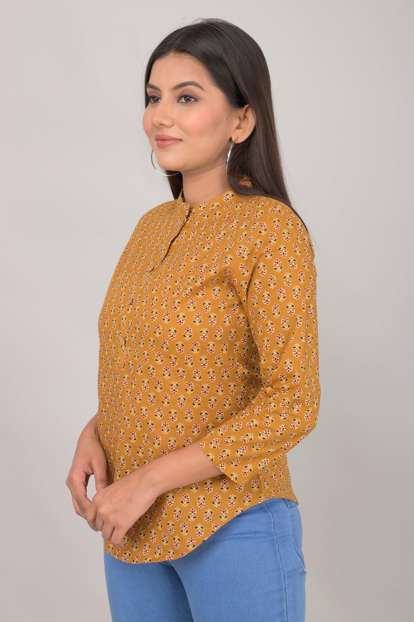Women's Ethnic Printed Cotton Kurta