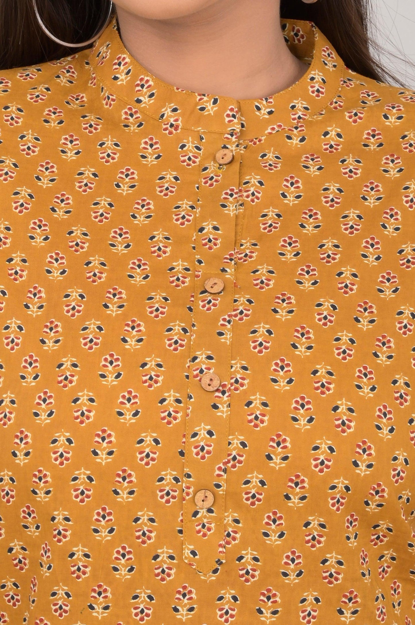 Women's Ethnic Printed Cotton Kurta
