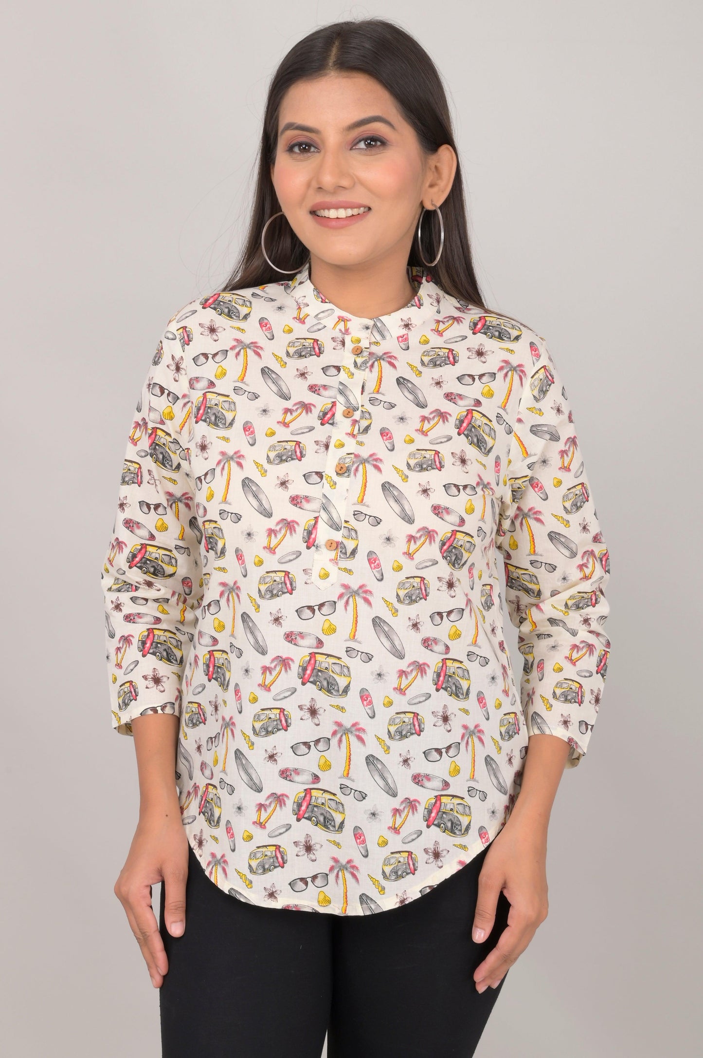Women's Ethnic Printed Cotton Kurta