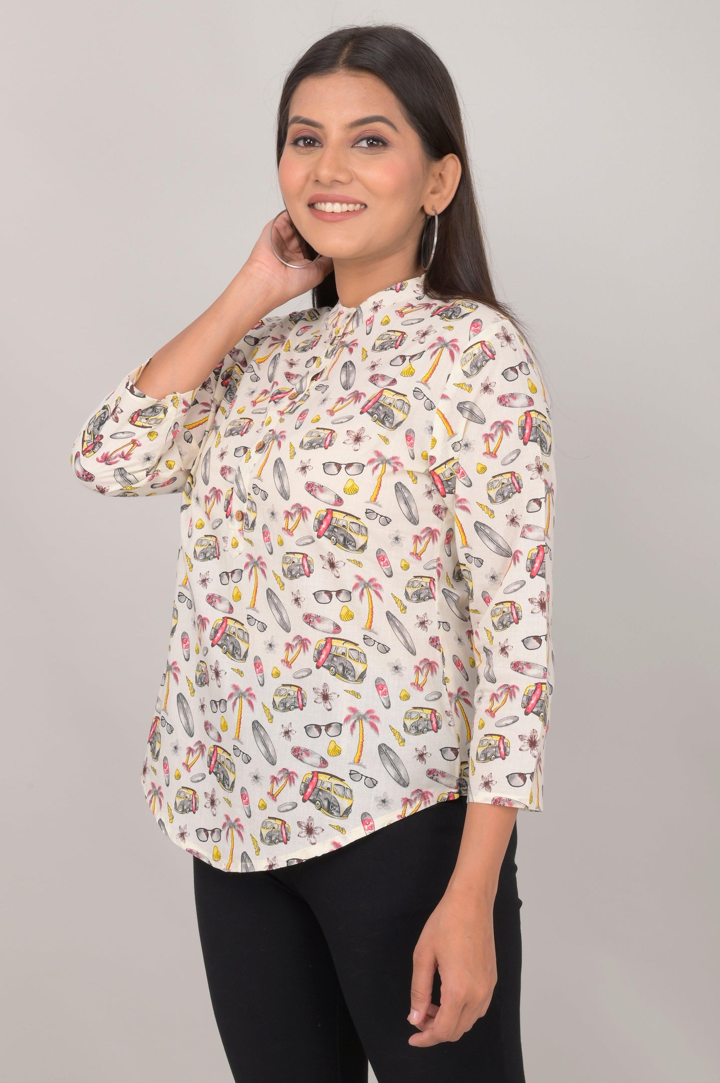 Women's Ethnic Printed Cotton Kurta