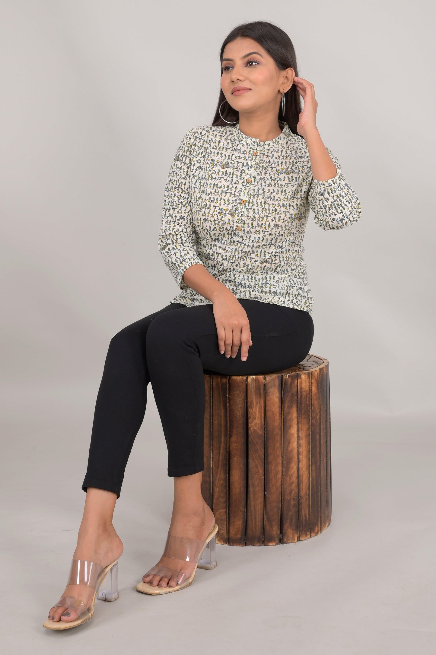 Women's Ethnic Printed Cotton Kurta
