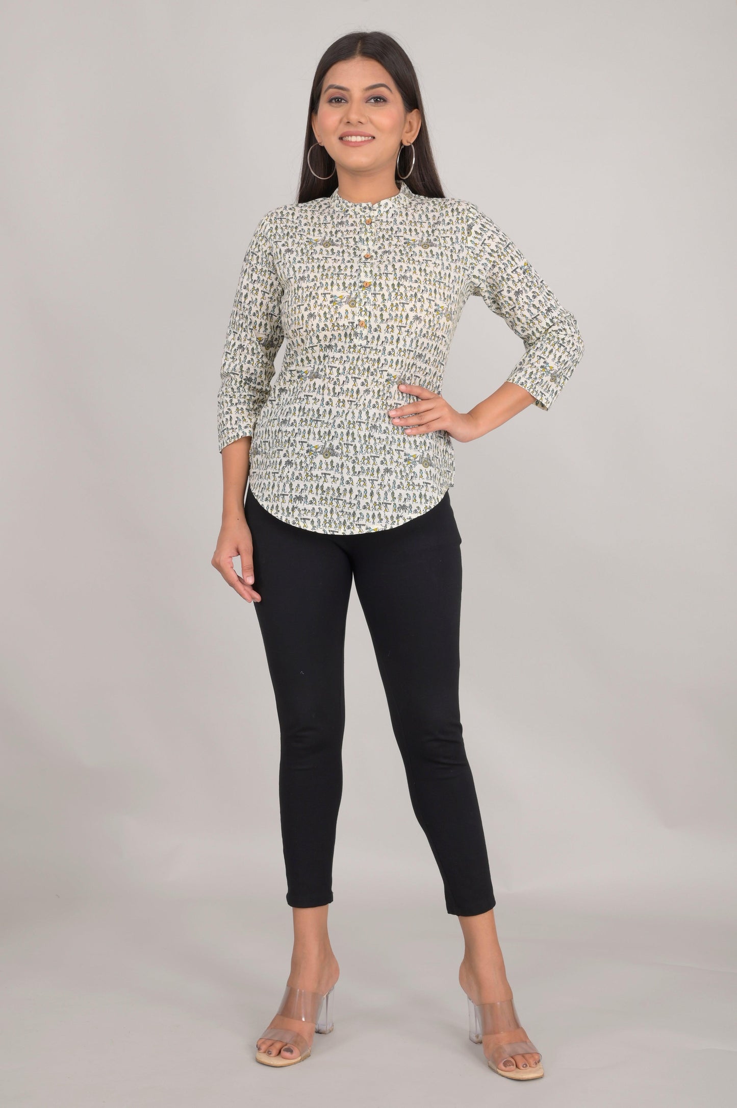 Women's Ethnic Printed Cotton Kurta
