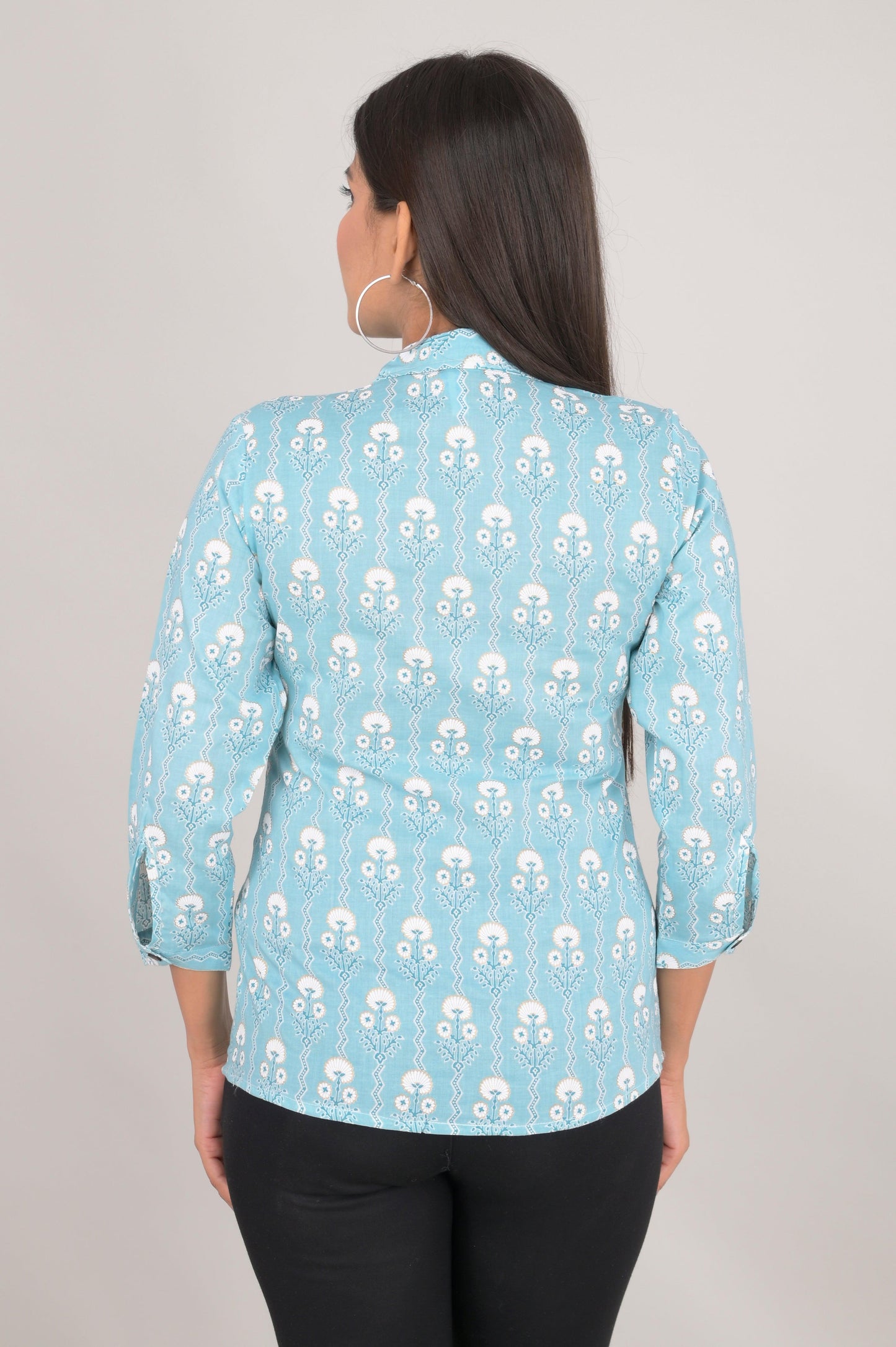 Women's Ethnic Floral Printed Shirts