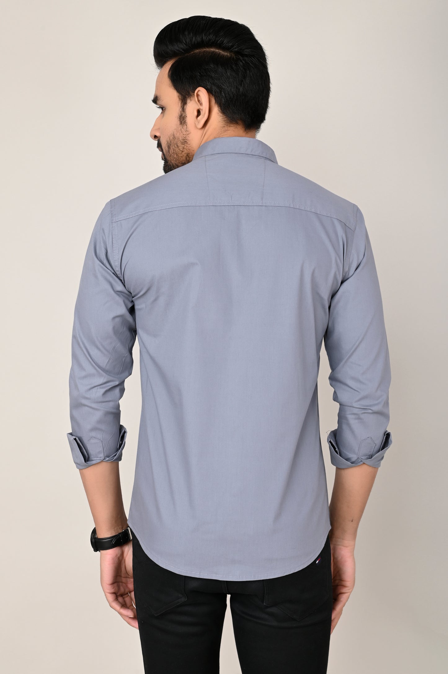 Men's Grey Full Sleeves shirts