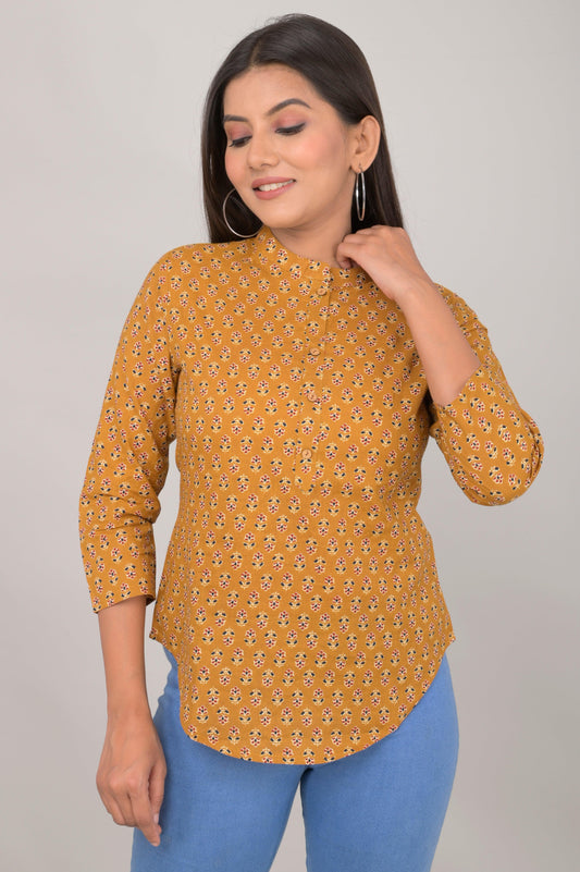 Women's Ethnic Printed Cotton Kurta