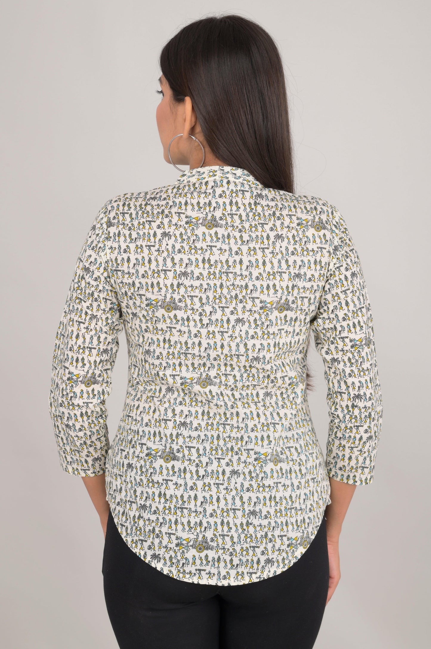 Women's Ethnic Printed Cotton Kurta
