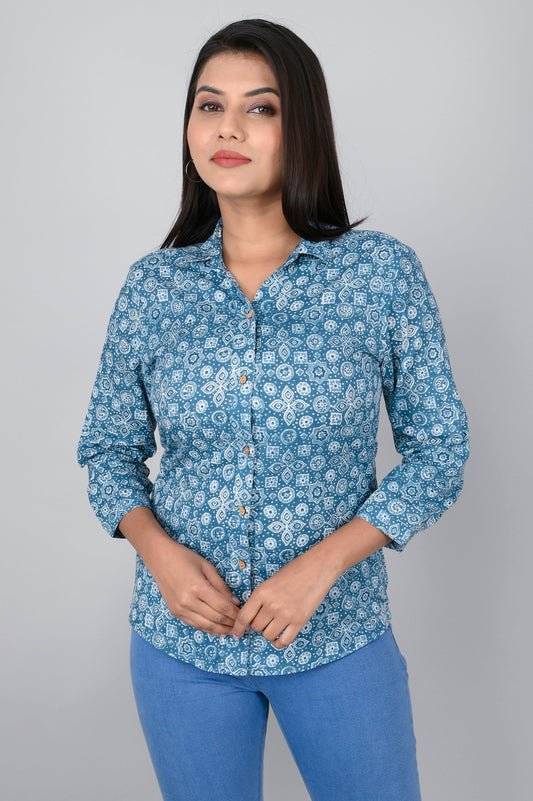 Women's Ethnic floral Printed Shirts