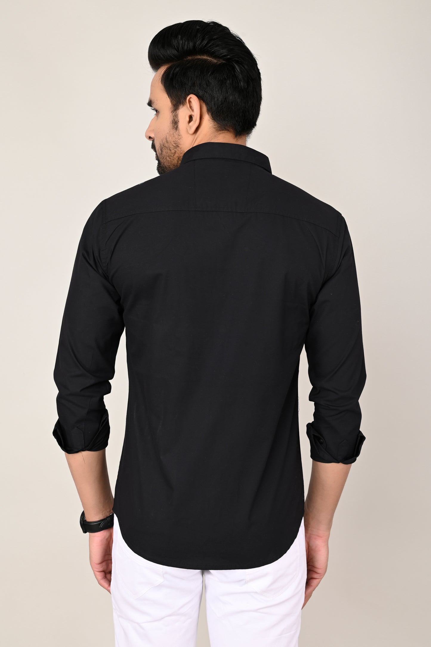 Men's Black Full Sleeves shirts