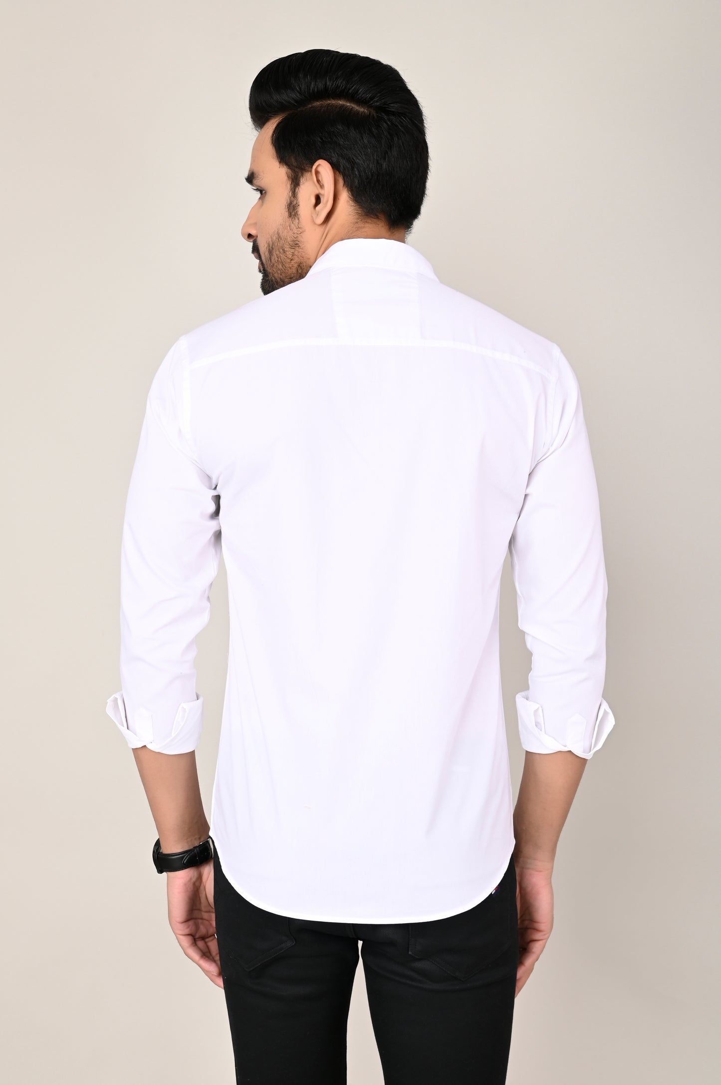 Men's White Full Sleeves shirts